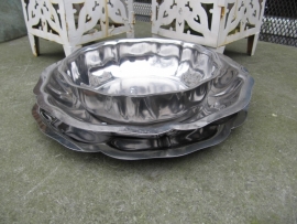 Brocante metalen schaal.