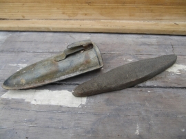 Very old zinc holster for wetsteen