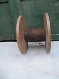 French Brocante wooden spool