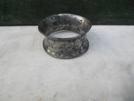 Very old napkin ring, silver plated.