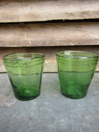 Set of antique glasses
