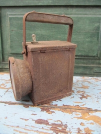 Oude metalen lantaarn