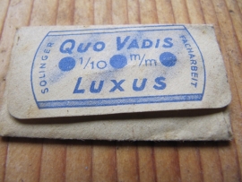 1 scheermesje Quo Vadis