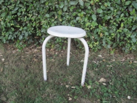Old French metal stool