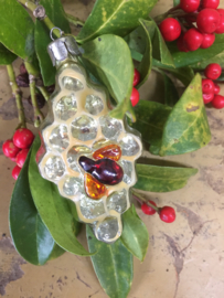 Oud Kerstboom ornament honingraat