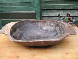 Old wooden dough tray or trough
