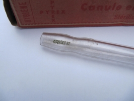 Glazen injectie canule van Pyrex