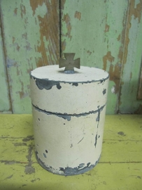 Antique French host or wafer tin
