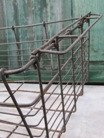 BIG BROCANTE steel rectangular wire basket transport