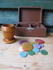 Leuk oud brocante vlooienspel