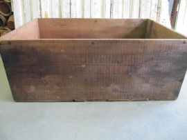 Grote houten kist