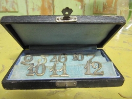 Box with Antique table numbers. Real nice!
