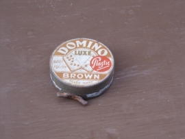 Brocante shoe polish tin brand Domino
