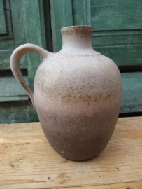 Brocante pottery jug / jar