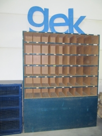 Old sorting cabinet