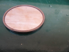 Brocante Frans klein zakspiegeltje