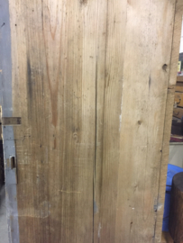 Oude houten lockerkast
