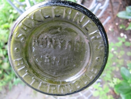 Antique bottle of Saxlehner's Bitter Quelle Hunyadi Janos 1860-1890