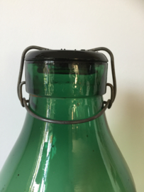Old large bottle with lid