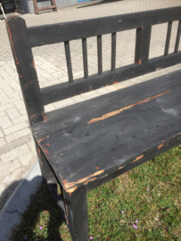 Oude houten bank