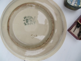 Brocante schaal van Boch serie Carlotta