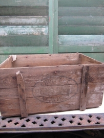 Franse oude chocolade kist