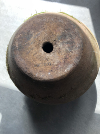 Set van 2 brocante terra cotta potten