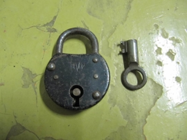 Old French small locks complete with the keys. Set price