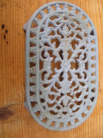 Nice old oval light cast iron rest