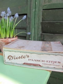 Brocante paaseitjes doos van Droste