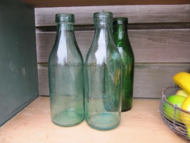 Nice old milk bottles with a capacity of 1 liter
