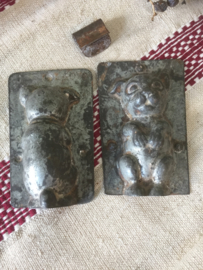 Antiek chocolade vormpje "Hond"