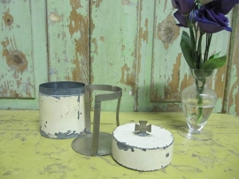 Antique French host or wafer tin