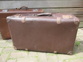 Brocante bruine koffer