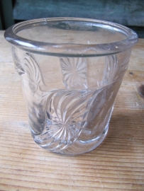 French flower pot with floral pattern