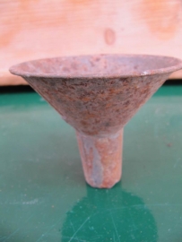 Old French funnel made of zinc