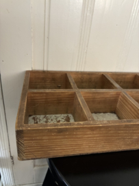 Vintage houten geldbakje