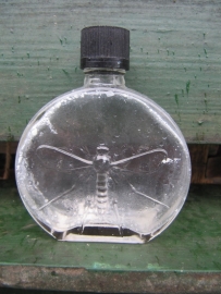 Small old glasses anti-mosquito liquid bottle