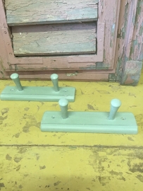 coat rack in olive green
