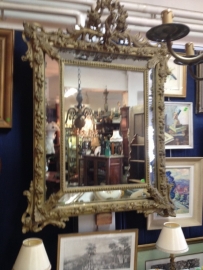 Antique French Louis XIV style mirror