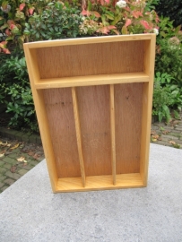 Houten bestek bakje