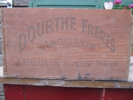 Brocante wijnkistje Chateau Jean Faure
