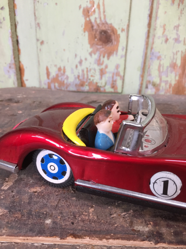 Oude race auto in doos | Sport en Spel | brocantefrederic Oude blikken race auto | Sport en Spel | brocantefrederic