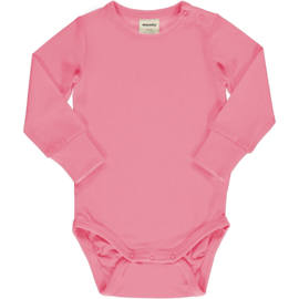 Romper / bodysuit LS Meyadey by Maxomorra,  Sea pink