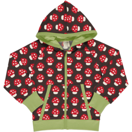 Hoodie Cardigan Maxomorra, Mushroom 86-92