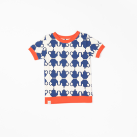 T-shirt Albababy, Vesta Solidate Blue Teapots