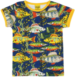 T-shirt DUNS Sweden, Seaweed Navy 86, 98, 110 of 134