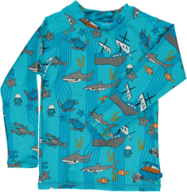 UV swimshirt LS Smafolk, Sea World blue atoll