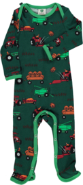 Jumpsuit / bodysuit Smafolk, Tractor Hunter Green