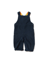 Dungeree, overall Little Green Radicals, Navy classic Corduroy met lining! 12-18mnd